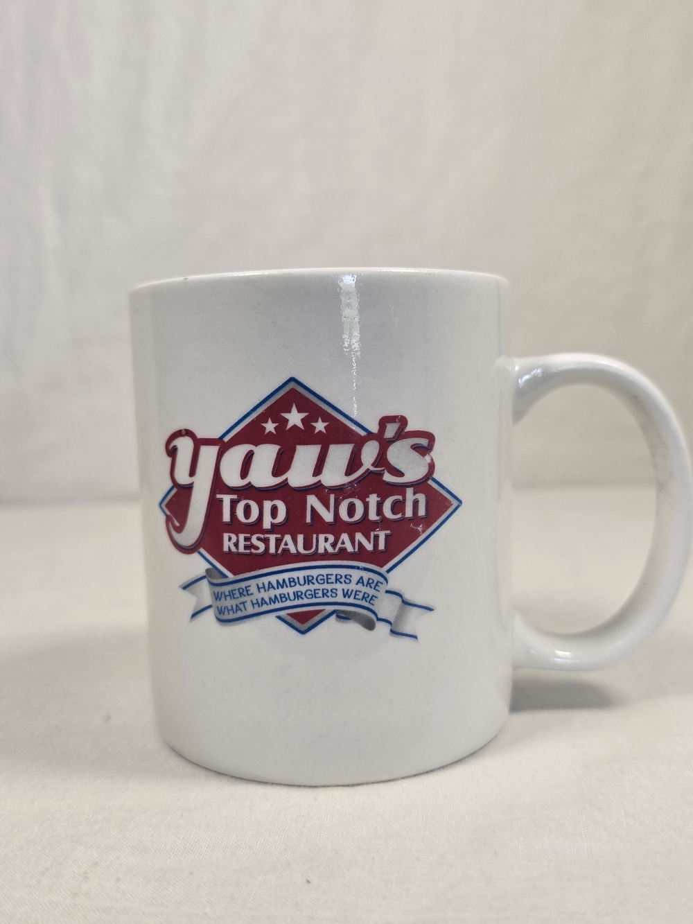 Yaw’s Top Notch Restaurant Coffee Mug Portland Oregon Burger Diner Memorabilia